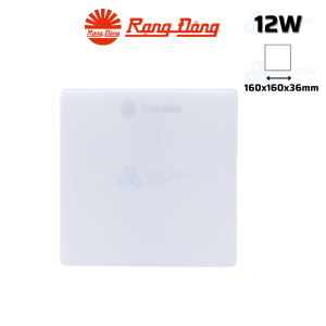 Đèn LED ốp trần vuông đế nhựa Rạng đông LN12N 170x170/12W