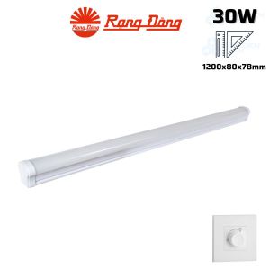 Bộ đèn LED M18 1.2m cảm biến dimming 2 cấp Rạng Đông M18 1200/36W RAD