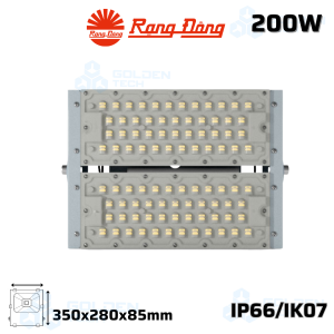 Đèn LED Chiếu Pha Rạng Đông HBM03 200W