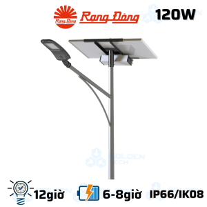 Đèn chiếu sáng đường năng lượng mặt trời Rạng Đông CSD08.SL.HB 120W