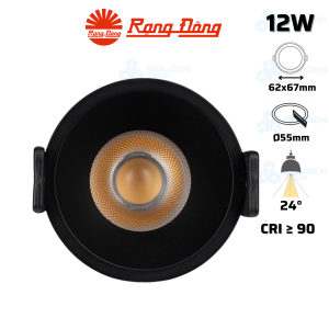 Đèn LED Âm trần Downlight Rạng Đông AT45 55/12W