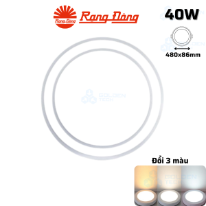 Đèn LED ốp trần tròn đổi màu Rạng Đông LN16 ĐM 480/40W