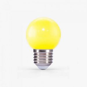 Bóng đèn LED BULB Tròn Rạng đông Màu Vàng A45Y/1W