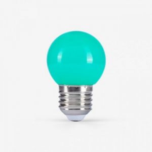 Bóng đèn LED BULB Tròn Rạng đông Màu Xanh lá A45G/1W