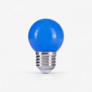 Bóng đèn LED BULB Tròn Rạng đông Màu Xanh lam A45B/1W
