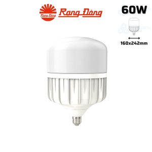 Bóng đèn LED BULB trụ nhôm nhựa Rạng đông 60W TR160N1/60W