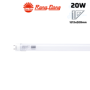 Bóng đèn LED Tuýp Nhôm nhựa 1.2m 20W Rạng Đông T8 1200/20W