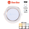 den-led-panel-am-tran-tron-doi-3-mau-vien-vang-rang-dong-pt05-dm-110/9w - ảnh nhỏ  1