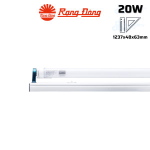 Bộ đèn LED Tuýp Rạng đông T8 1.2m 20W Nhôm Nhựa T8 M11/20Wx1