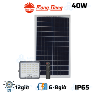 Đèn chiếu pha năng lượng mặt trời Rạng đông CP02.SL.RF 40W