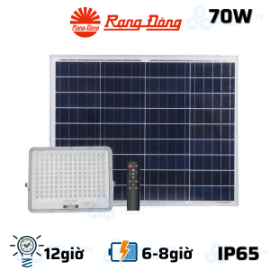 Đèn chiếu pha năng lượng mặt trời Rạng đông CP02.SL.RF 70W