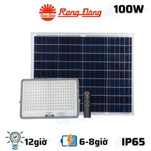 Đèn chiếu pha năng lượng mặt trời Rạng đông CP02.SL.RF 100W