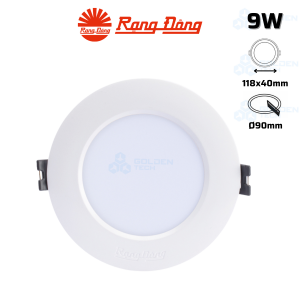 Đèn LED âm trần Downlight Dự phòng Rạng đông AT04 DP 90/9W