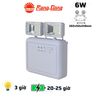Đèn LED Khẩn cấp Rạng Đông KC04 6W