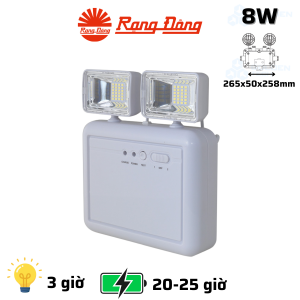 Đèn LED Khẩn cấp Rạng Đông KC03 8W
