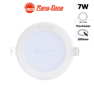 Đèn LED Âm trần Downlight Rạng đông AT06.V2 90/7W
