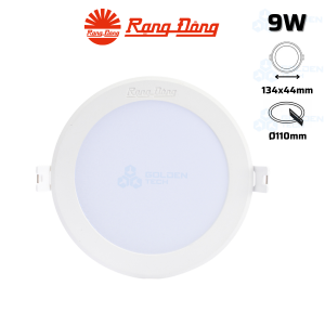 Đèn LED Âm trần Downlight Rạng đông AT06.V2 110/9W