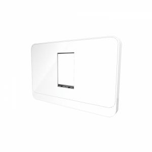 Mặt công tắc ổ cắm âm tường Rạng Đông MOC01 80x120x9-1H