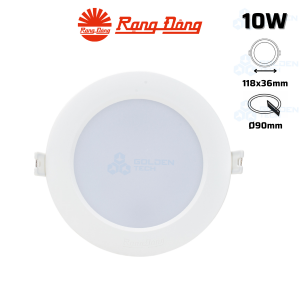Đèn LED Âm trần Downlight Rạng Đông AT28 90/10W
