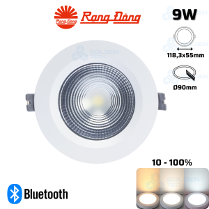 Đèn LED âm trần Downlight thông minh Rạng Đông AT14.BLE 90/9W