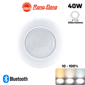 Đèn LED ốp trần thông minh đổi màu Bluetooth Rạng Đông LN20.BLE 500/40W