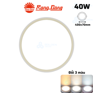 Đèn Led Ốp trần đổi màu Rạng Đông LN28 DM 400/40W
