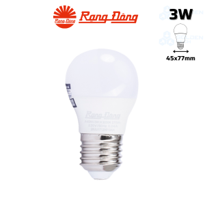 Bóng đèn LED BULB Tròn Rạng Đông 3W A45N1/3W.H