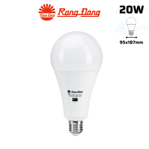 Bóng đèn LED BULB Tròn Rạng Đông 20W A95N1/20W.H