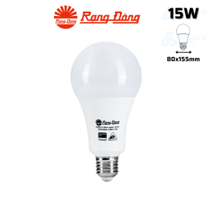 Bóng đèn LED BULB Tròn Rạng Đông 15W A80N1/15W.H