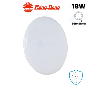 Đèn LED Ốp trần chống bụi IP44 Rạng đông LN.CB03 260/18W