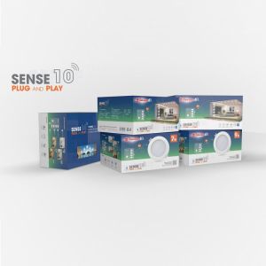 Bộ combo đèn Downlight thông minh SENSE 10 Rạng Đông AT16.RM 110/9W.C10