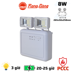 Đèn LED Khẩn cấp (PCCC) Rạng Đông KC03 8W