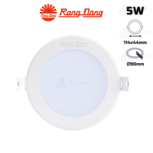 Đèn LED Âm trần Downlight Rạng Đông AT06.V2 90/5W