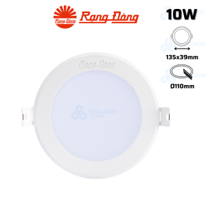 Đèn LED Âm trần Downlight Rạng Đông AT24 110/10W.PLUS