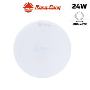 Đèn LED Ốp trần Tròn Đế nhựa Rạng Đông LN12N 300/24W