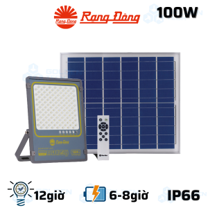 Đèn LED Chiếu pha Năng lượng Mặt trời 100W Rạng Đông CP03.SL.RAD 100W.V2