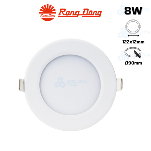 Đèn LED Panel Âm Trần Nhôm Siêu Mỏng Rạng Đông PT04.V2 90/8W