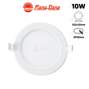 Đèn LED Panel Âm trần Nhôm Siêu Mỏng Rạng Đông PT04.V2 110/10W